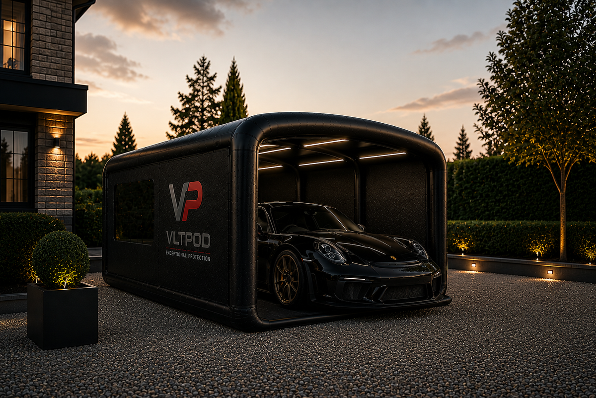 VLTPOD protecting a collector Porsche at home